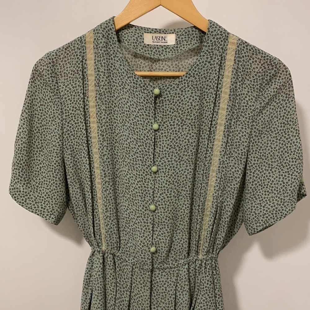 Lasene vintage Christmas Dress holly & berry print ‘50’s style S